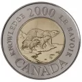 2000 Canadian $2 Polar Bear Toonie Specimen Coin In Maple Case