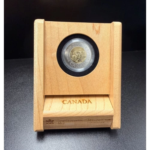 2000 Canadian $2 Polar Bear Toonie Specimen Coin In Maple Case