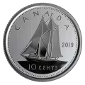 2019 Canadian Specimen 6-Coin Collector Set ft $1 Pileated Woodpecker Loonie Dollar - box and case aren't perfect