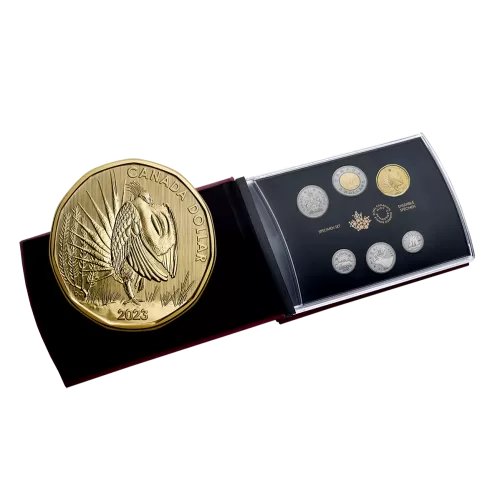 2023 Canadian Specimen 6-Coin Collector Set ft $1 Greater Sage-Grouse Loonie Dollar