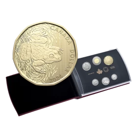 2024 Canada 6-Coin Specimen Collector Set ft $1 Northern Leopard Frog Loonie Dollar