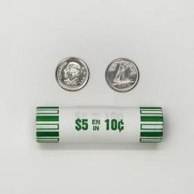 2025 Canada 10-cent Original Coin Roll 50 pcs - BU
