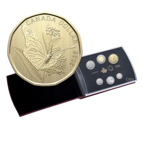 2025 Canada 6-Coin Specimen Collector Set ft $1 Monarch Butterfly Loonie Dollar