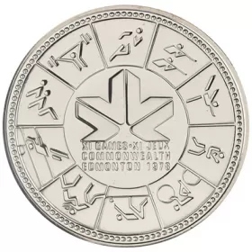 1978 Canadian $1 XI (11th) Commonwealth Games Edmonton Specimen Silver Dollar Coin