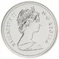 1986 (1886-) Canadian $1 Transcontinental Railroad/Vancouver Centennial Brilliant Uncirculated Silver Dollar Coin
