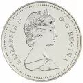 1987 (1587-) Canadian $1 John Davis Exploration/Davis Strait 400th Anniv Brilliant Uncirculated Silver Dollar Coin