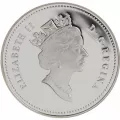 1991 (1816-) Canadian $1 Steamer Frontenac Launch 175th Anniv Proof Silver Dollar Coin - Tarnishing