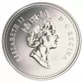 1999 (1774-) Canadian $1 Voyage of Juan Perez 225th Anniv Brilliant Uncirculated Silver Dollar Coin