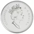 2000 Canadian $1 Voyage of Discovery Brilliant Uncirculated Silver Dollar Coin