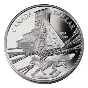 2003 (1903-) Canadian $1 Cobalt Discovery 100th Anniv Proof Silver Dollar Coin