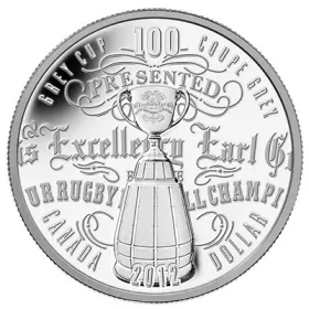 2012 Canadian $1 100th CFL® Grey Cup Game Proof Fine Silver Dollar (Limited Edition)