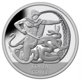 2013 Canadian $1 Korean Armistice Agreement 60th Anniv Proof Silver Dollar Coin (Special Edition)
