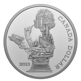 2023 Canadian $1 Kathleen “Kit” Coleman: Pioneer Journalist Proof Silver Dollar