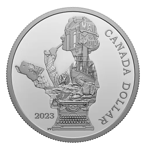 2023 Canadian $1 Kathleen “Kit” Coleman: Pioneer Journalist Proof Silver Dollar