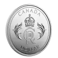 2023 Canadian $1 His Majesty King Charles III’s Royal Cypher Proof Silver Dollar
