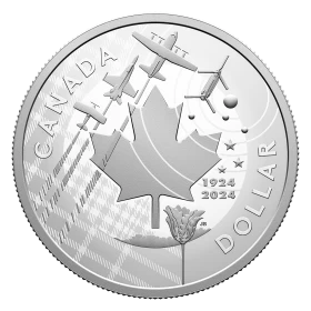 2024 (1924-) Canada $1 The Royal Canadian Air Force 100th Anniversary Proof Silver Dollar Coin