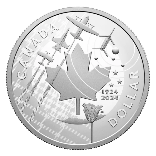 2024 (1924-) Canada $1 The Royal Canadian Air Force 100th Anniversary Proof Silver Dollar Coin