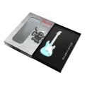 2022 Solomon Islands $2 Fender Stratocaster: Surf Green - 1 oz Fine Silver Coin