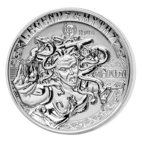 2018 Solomon Islands $5 Legends & Myths: Medusa - Pure Silver Coin