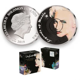 2019 Solomon Islands $5 Legends of Music - Madonna - 1 oz Fine Silver Coin 2019 Solomon Islands $5 Legends of Music - Madonna - 1 oz Fine Silver Coin