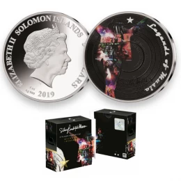 2019 Solomon Islands $5 Legends of Music - Michael Jackson- 1 oz Fine Silver Coin 2019 Solomon Islands $5 Legends of Music - Michael Jackson- 1 oz Fine Silver Coin