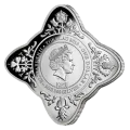 2018 Tokelau $1 Royal Star Coronation of Her Majesty Queen Elizabeth II 65th Anniv 1 oz Proof Silver Coin