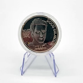 1992-93 All Time Toronto Maple Leafs Season Points Leader: Doug Gilmour 1 oz 999 Fine Silver Medallion w/ Box (No COA)