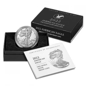 2022 United States $1 American Eagle 1 oz Silver Proof Coin 