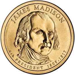 2007-P United States $1 Presidential Series: James Madison Brilliant Uncirculated Coin 2007-P United States $1 Presidential Series: James Madison Brilliant Uncirculated Coin