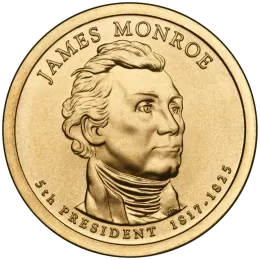 2008-D United States $1 Presidential Series: James Monroe Brilliant Uncirculated Coin 2008-D United States $1 Presidential Series: James Monroe Brilliant Uncirculated Coin