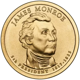 2008-D United States $1 Presidential Series: James Monroe Brilliant Uncirculated Coin