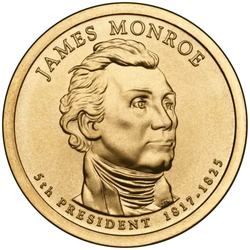 2008-P United States $1 Presidential Series: James Monroe Brilliant Uncirculated Coin