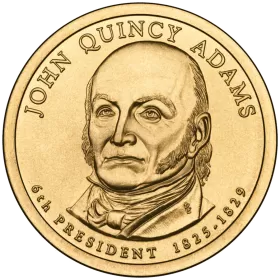 2008-D United States $1 Presidential Series: John Quincy Adams Brilliant Uncirculated Coin
