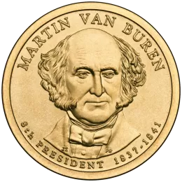 2008-D United States $1 Presidential Series: Martin Van Buren Brilliant Uncirculated Coin 2008-D United States $1 Presidential Series: Martin Van Buren Brilliant Uncirculated Coin