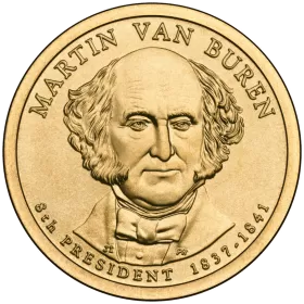 2008-P United States $1 Presidential Series: Martin Van Buren Brilliant Uncirculated Coin
