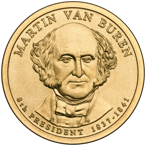 2008-D United States $1 Presidential Series: Martin Van Buren Brilliant Uncirculated Coin