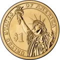 2008-D United States $1 Presidential Series: Martin Van Buren Brilliant Uncirculated Coin