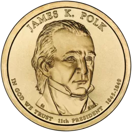 2009-D United States $1 Presidential Series: James K. Polk Brilliant Uncirculated Coin