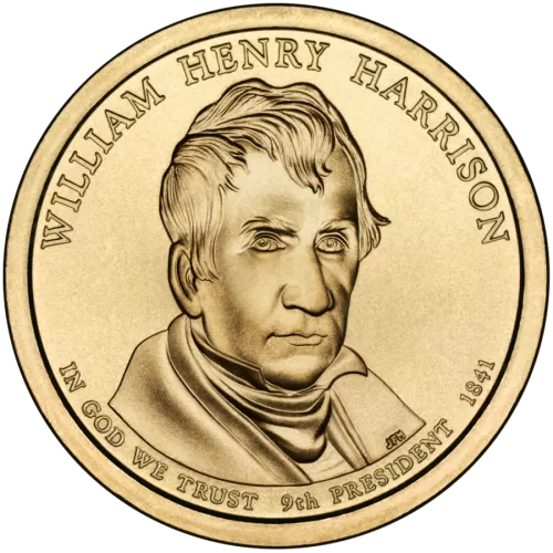 2009-D United States $1 Presidential Series: William Henry Harrison Brilliant Uncirculated Coin