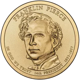 2010-P United States $1 Presidential Series: Franklin Pierce Brilliant Uncirculated Coin 2010-P United States $1 Presidential Series: Franklin Pierce Brilliant Uncirculated Coin