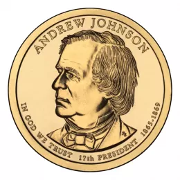 2011-D United States $1 Presidential Series: Andrew Johnson Brilliant Uncirculated Coin 2011-D United States $1 Presidential Series: Andrew Johnson Brilliant Uncirculated Coin