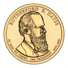 2011-D United States $1 Presidential Series: Rutherford B. Hayes Brilliant Uncirculated Coin 2011-D United States $1 Presidential Series: Rutherford B. Hayes Brilliant Uncirculated Coin