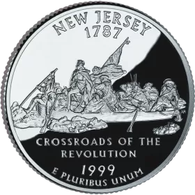 1999-D United States 25-Cent State Quarter Series: New Jersey Brilliant Uncirculated Coin
