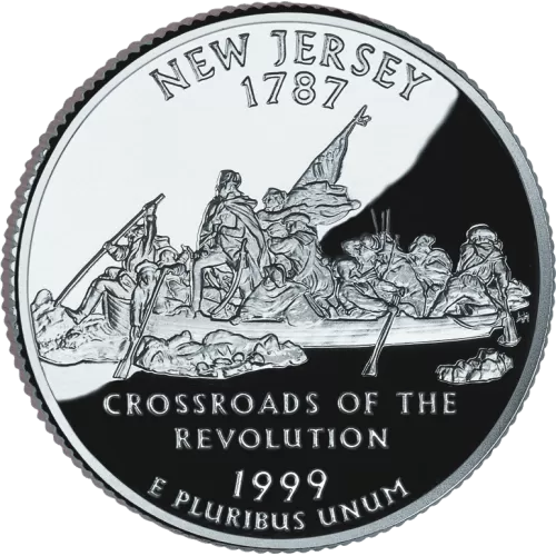 1999-D United States 25-Cent State Quarter Series: New Jersey Brilliant Uncirculated Coin