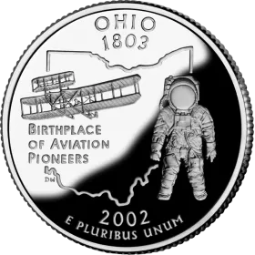 2002-D United States 25-Cent State Quarter Series: Ohio Brilliant Uncirculated Coin