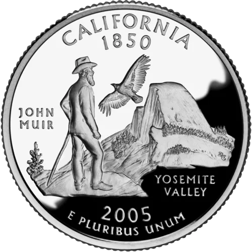 2005-P United States 25-Cent State Quarter Series: California Brilliant Uncirculated Coin