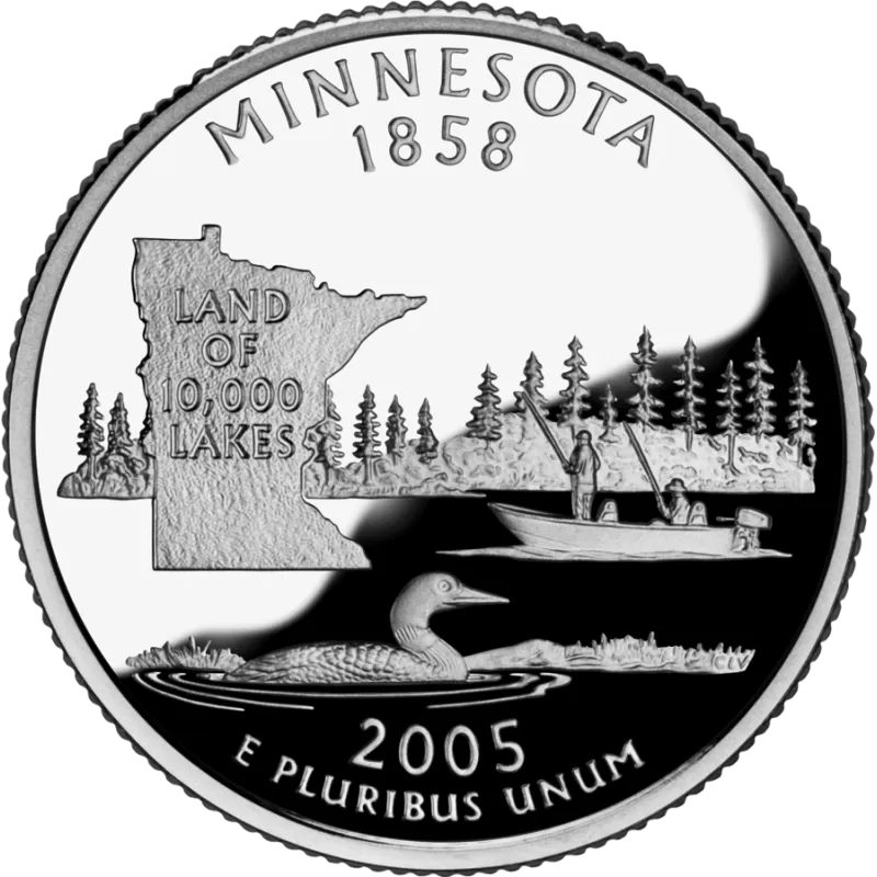 2005-P United States 25-Cent State Quarter Series: Minnesota