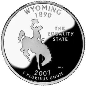 2007-D United States 25-Cent State Quarter Series: Wyoming Brilliant Uncirculated Coin