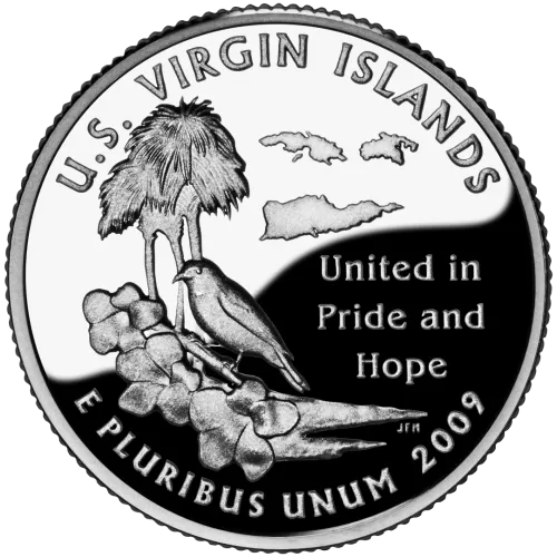 2009-P United States 25-Cent State Quarter Series: Virgin Islands Territory Brilliant Uncirculated Coin