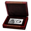 2017 United States Half Dollar 100th Anniversary of John F. Kennedy - 2 oz Pure Silver Coin and Bar Set